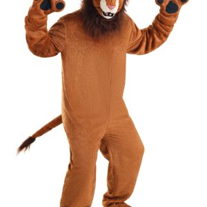 Cartoon Lion Mouth Mover Mascot Costume