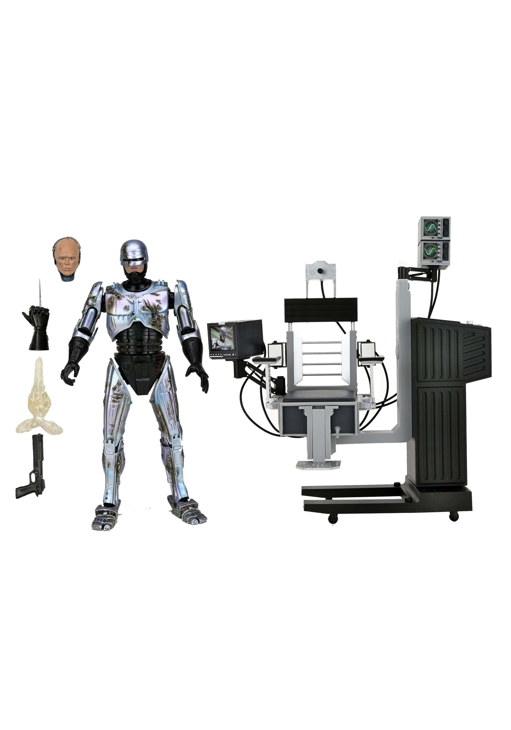 Damaged RoboCop with Chair 7 Scale Action Figure