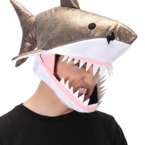 Great White Shark Jawesome Costume Hat
