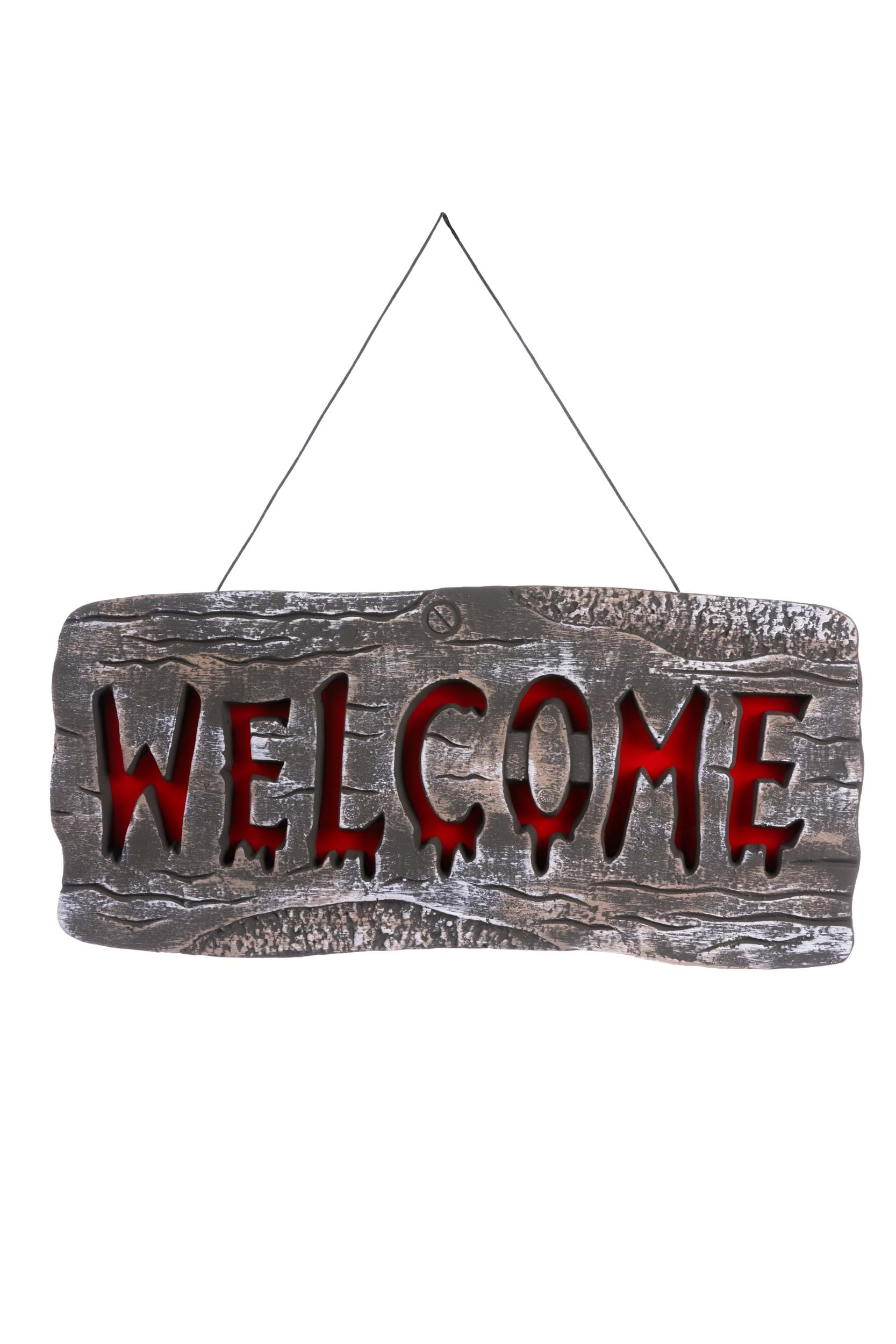 Light Up Welcome Sign Decoration