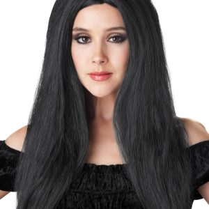 Long Black Witch Wig