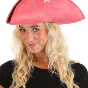 Pink Adult Tricorn Costume Hat