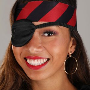 Pirate Eye Patch and Earring Accessory Costume Kit