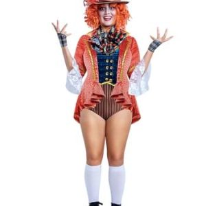 Plus Size Adventurous Hatter Costume for Women
