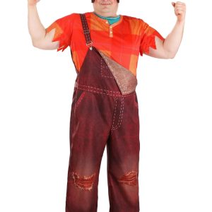 Plus Size Disney Wreck It Ralph Costume for Men