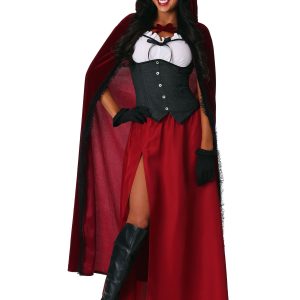Plus Size Ravishing Red Riding Hood Women's Costume