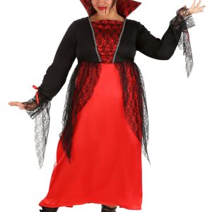 Plus Size Regal Vampire Costume for Women