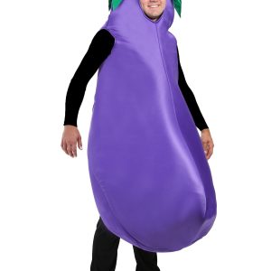 Purple Eggplant Costume for Adults