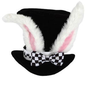 White Rabbit Costume Hat for Kids