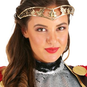Women's Antique Gold Leaf Costume Circlet
