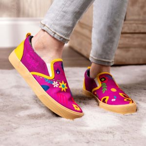Women's Encanto Embroidered Slip On Sneakers