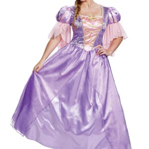 Women's Plus Size Tangled Deluxe Rapunzel Costume
