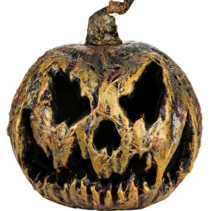 8.5-Inch Pumpkin with Color Change LED Lights Prop