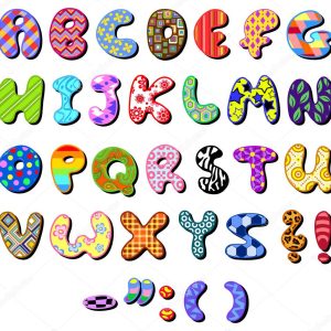 Patterned alphabet