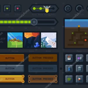 The user interface for the game