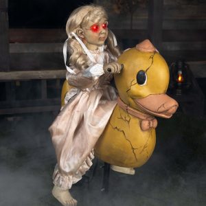 2.8FT Rocking Duck Doll Animatronic Decoration