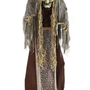 5FT Animated Hag the Witch Decoration - Scream Saver