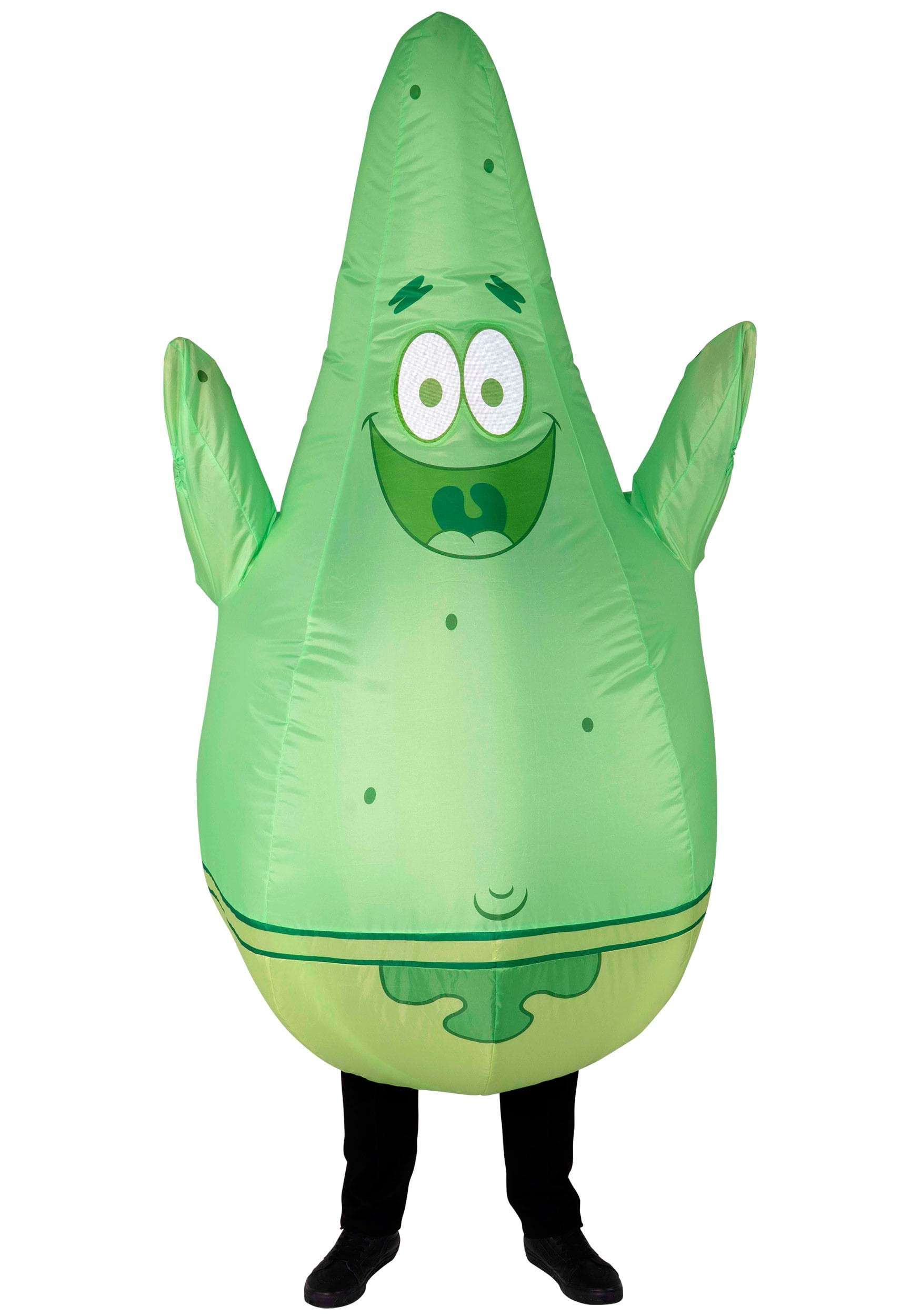 Adult Inflatable Ghost Patrick Star Costume