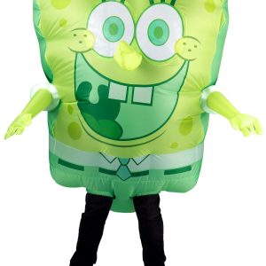 Adult Inflatable Ghost Spongebob Squarepants Costume