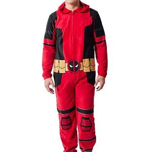 Adult Marvel Deadpool Cosplay Union Suit Costume