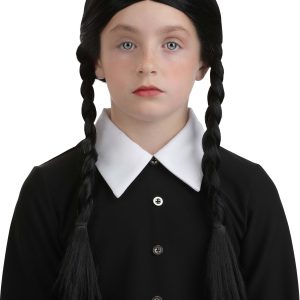 Girl's 1960s Wednesday Addams Costume Wig