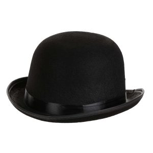 Men's Black Costume Bowler Hat