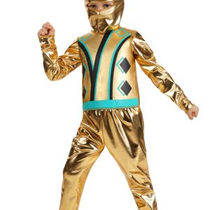 Toddler Gold Ninja Master Costume