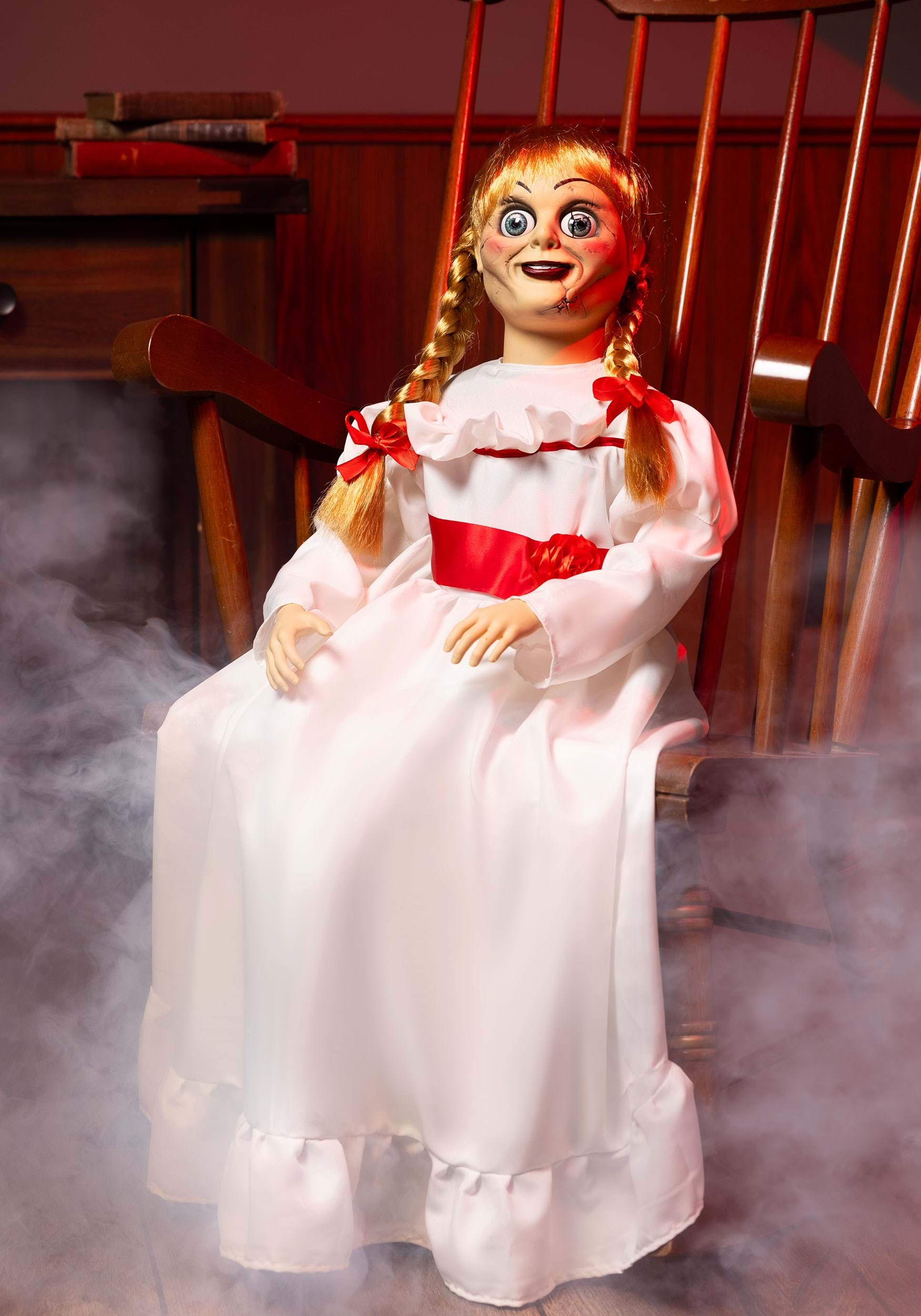 25-Inch Annabelle Doll Animatronic Decoration