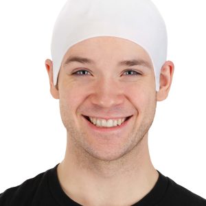 Adult White Costume Bald Cap