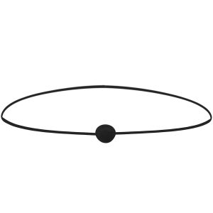 Black Corded Hat Band