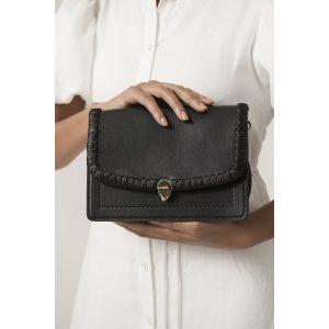 Dauphine Crossbody Raffia Bag