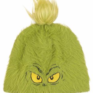 Dr. Seuss Grinch Fuzzy Adult Beanie