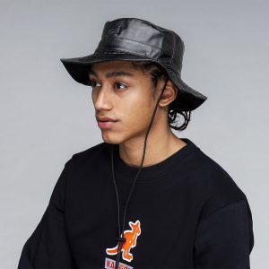 Faux Leather Reversible Bucket