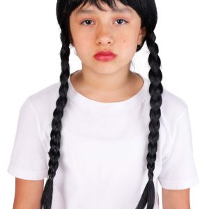 Girl's Wednesday Costume Wig