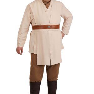 Plus Size Deluxe Star Wars Jedi Men's Costume