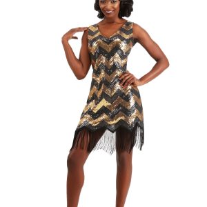 Women's Dolled Up Flapper Costume Dress