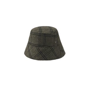 Calvin Wool Blend Check Bucket