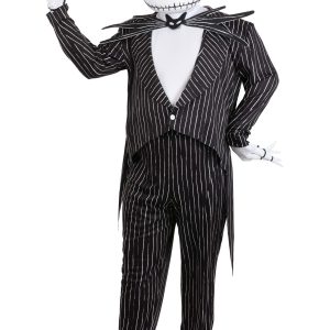 Plus Size Men's Deluxe Disney Jack Skellington Costume