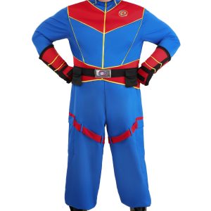 Plus Size Nickelodeon Henry Danger Captain Man Costume for Men