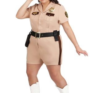 Plus Size Reno 911 Lt Dangle Costume for Women