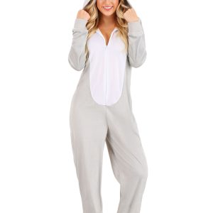 Adult Funny Bunny Onesie Costume