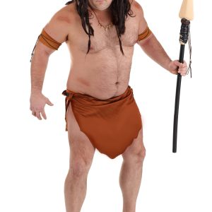 Adult Plus Size Jungle Man Costume