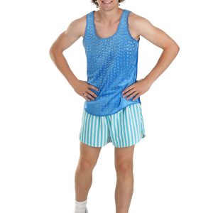 Blue Richard Simmons Men's Costume