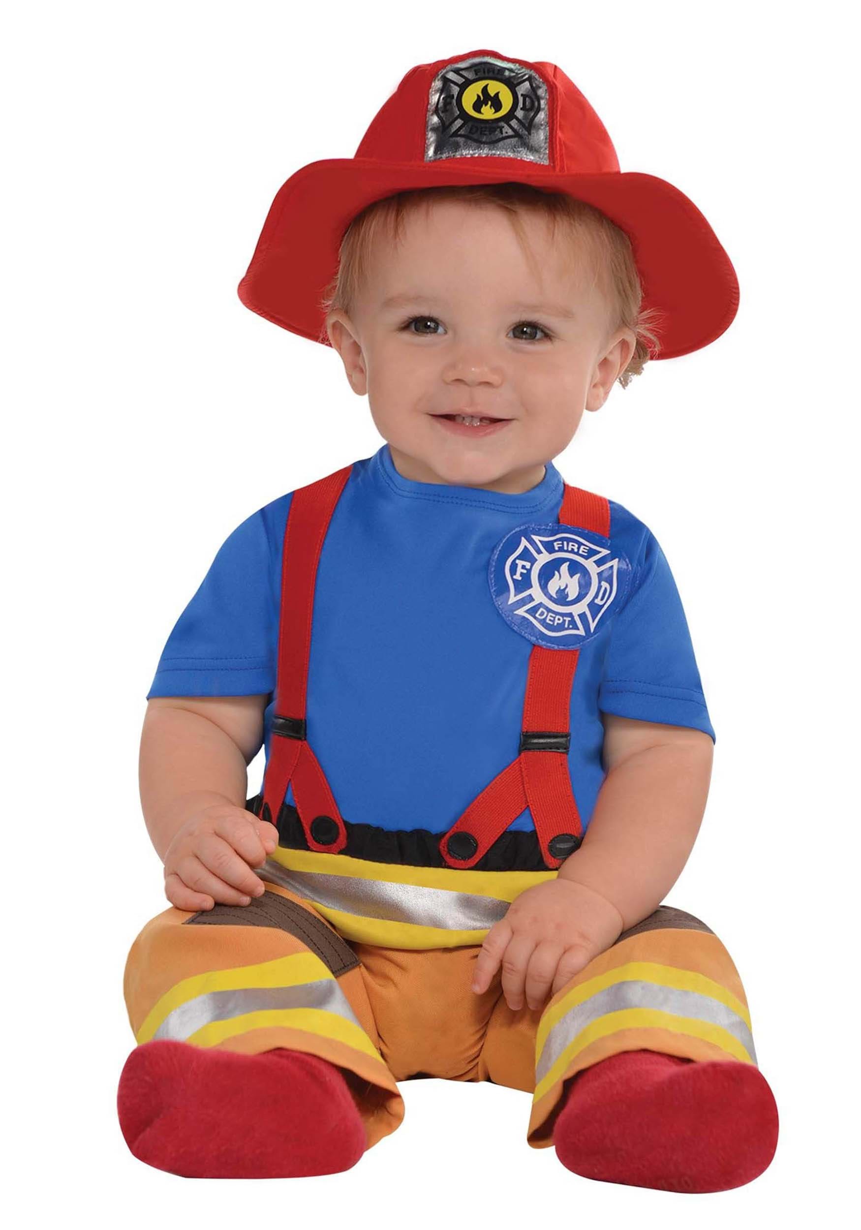 Boy's Infant/Toddler First Fireman Costume