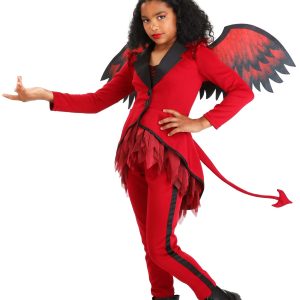 Girl's Dazzling Devil Costume