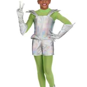 Girl's Galactic Alien Kiddo Costume