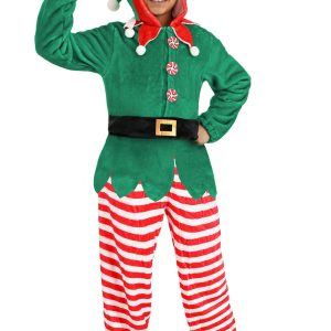 Kid's Elf Jumpsuit Costume