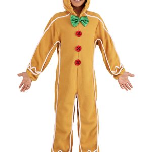Kid's Gingerbread Man Onesie Costume