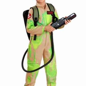 Kid's Slime-Covered Ghostbusters Costume