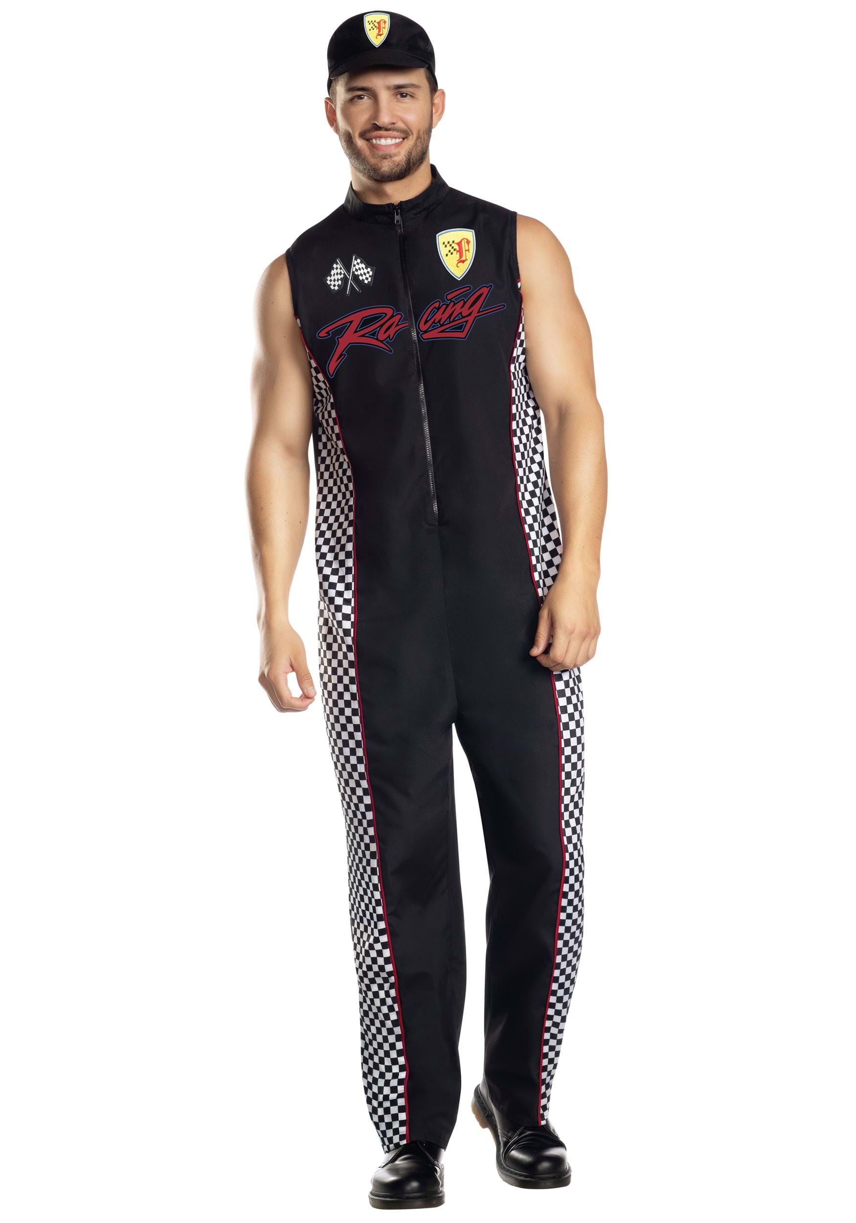 Men's Formula Racer Uniform Costume
